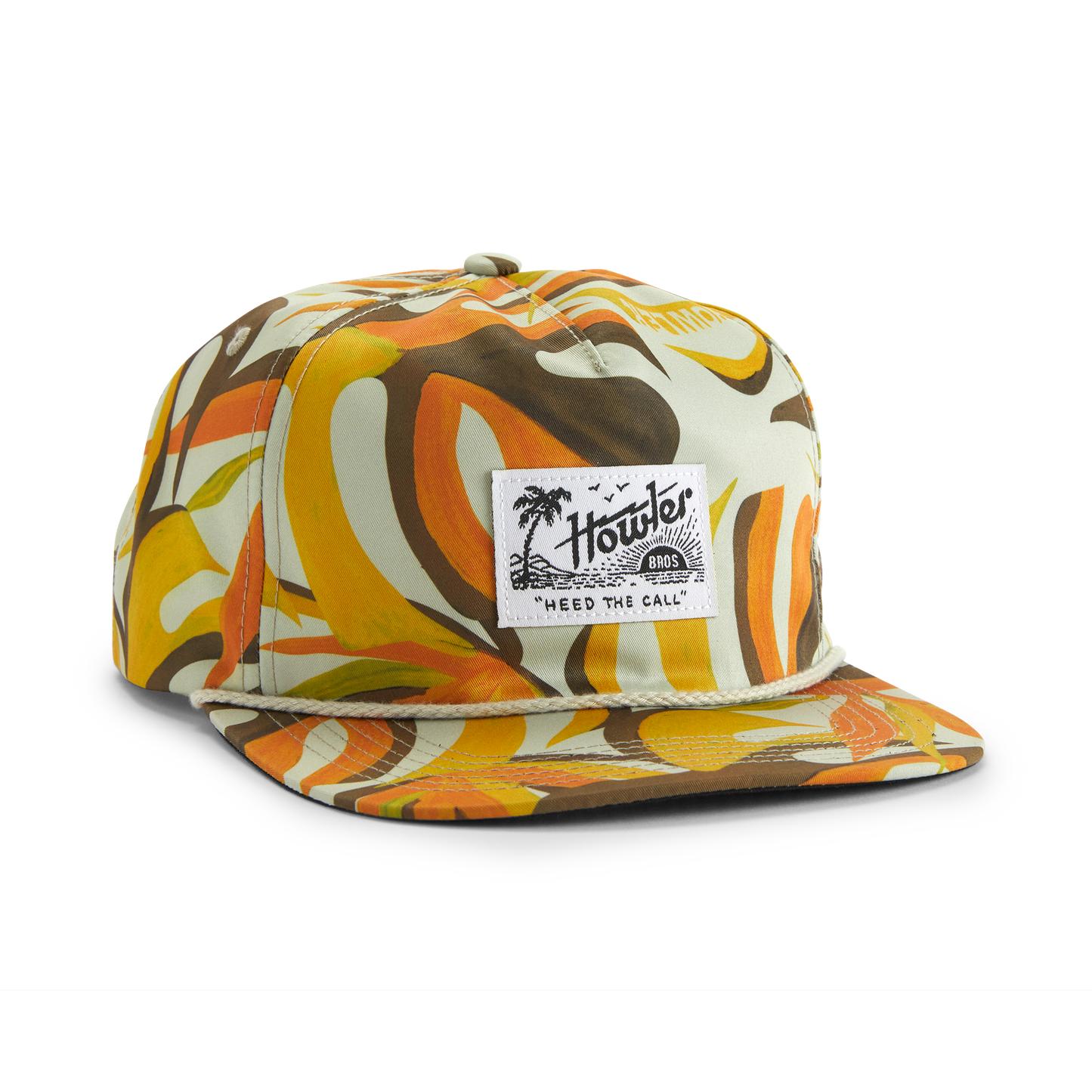 Snapback Hat- Monstera Mash