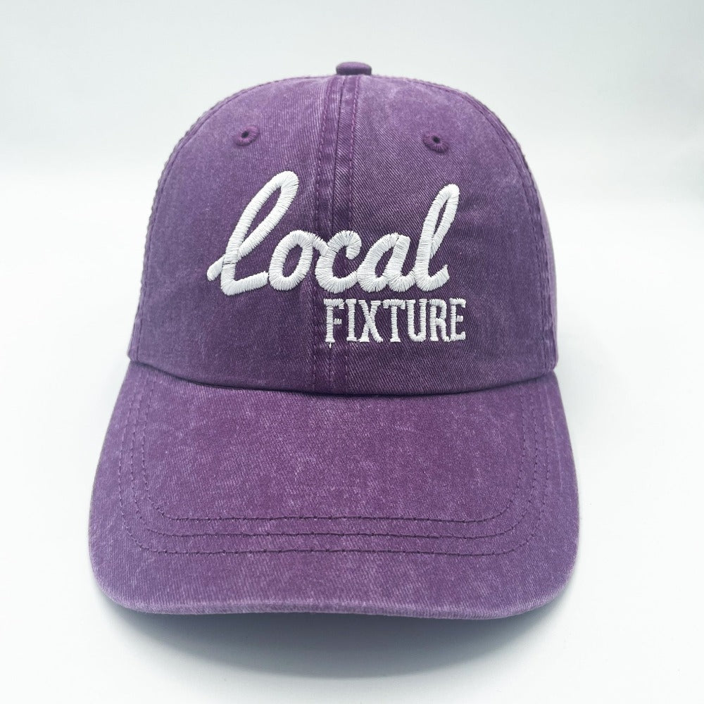 WHITTIER LOCAL HATS Washed Purple Local Fixture Dad Hat